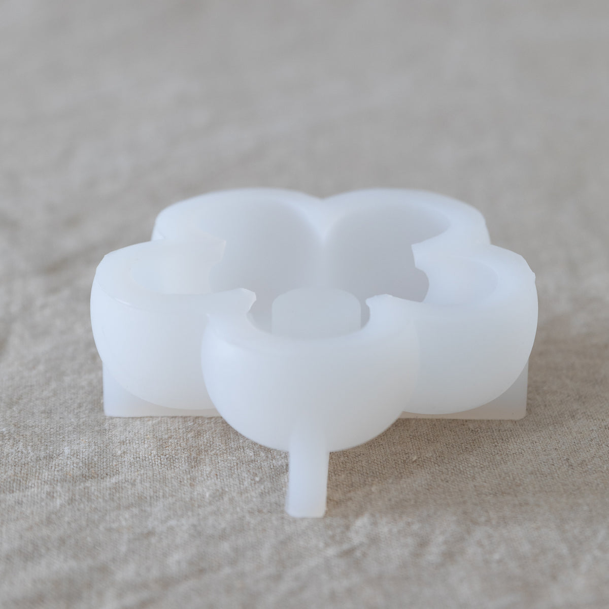 Klöver | silikonform ljusstake